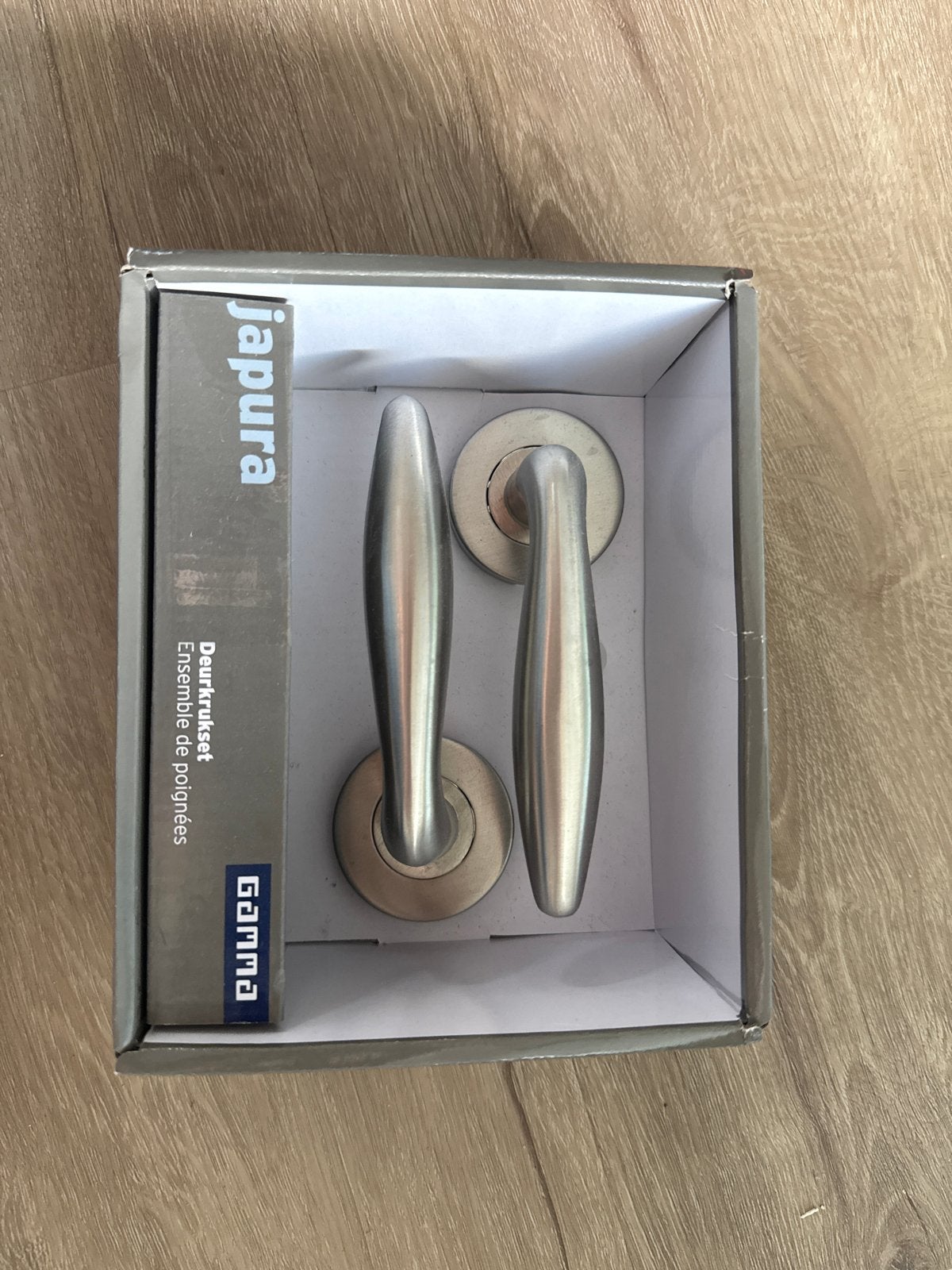 Japura Deurkrukset RVS - Nieuw in doos, Ophalen of Verzenden, Nieuw, Rvs, Klink of Kruk