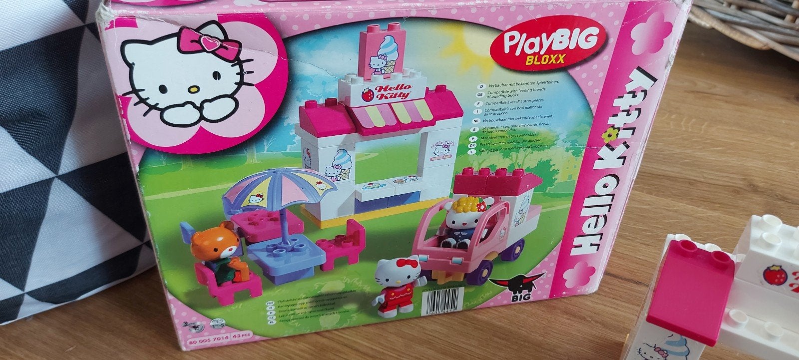 Hello Kitty PlayBIG Bloxx set met figuren en voertuig, Ophalen of Verzenden, Gebruikt, Overige merken