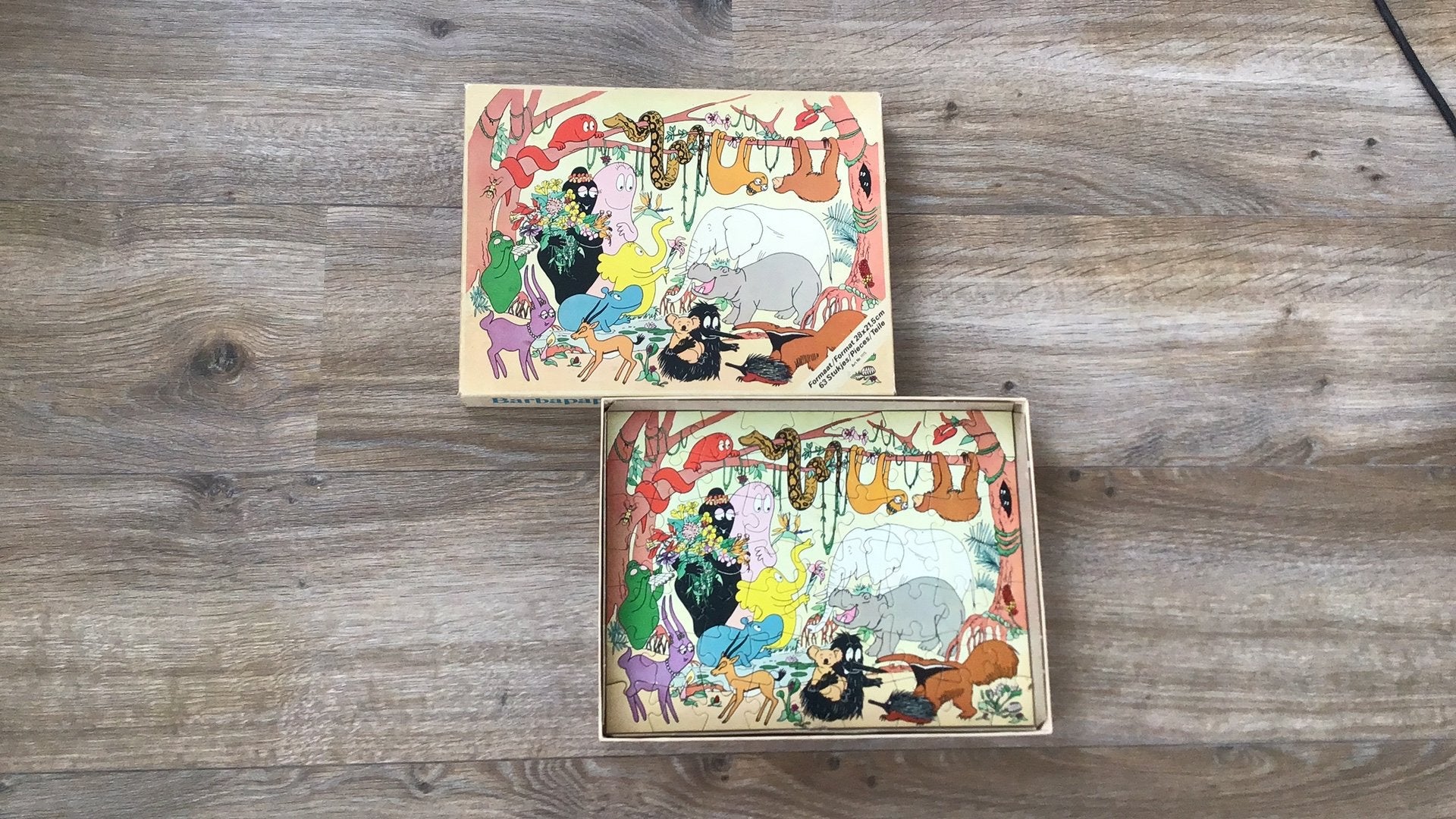 Barbapappa puzzel ., Ophalen of Verzenden, Zo goed als nieuw