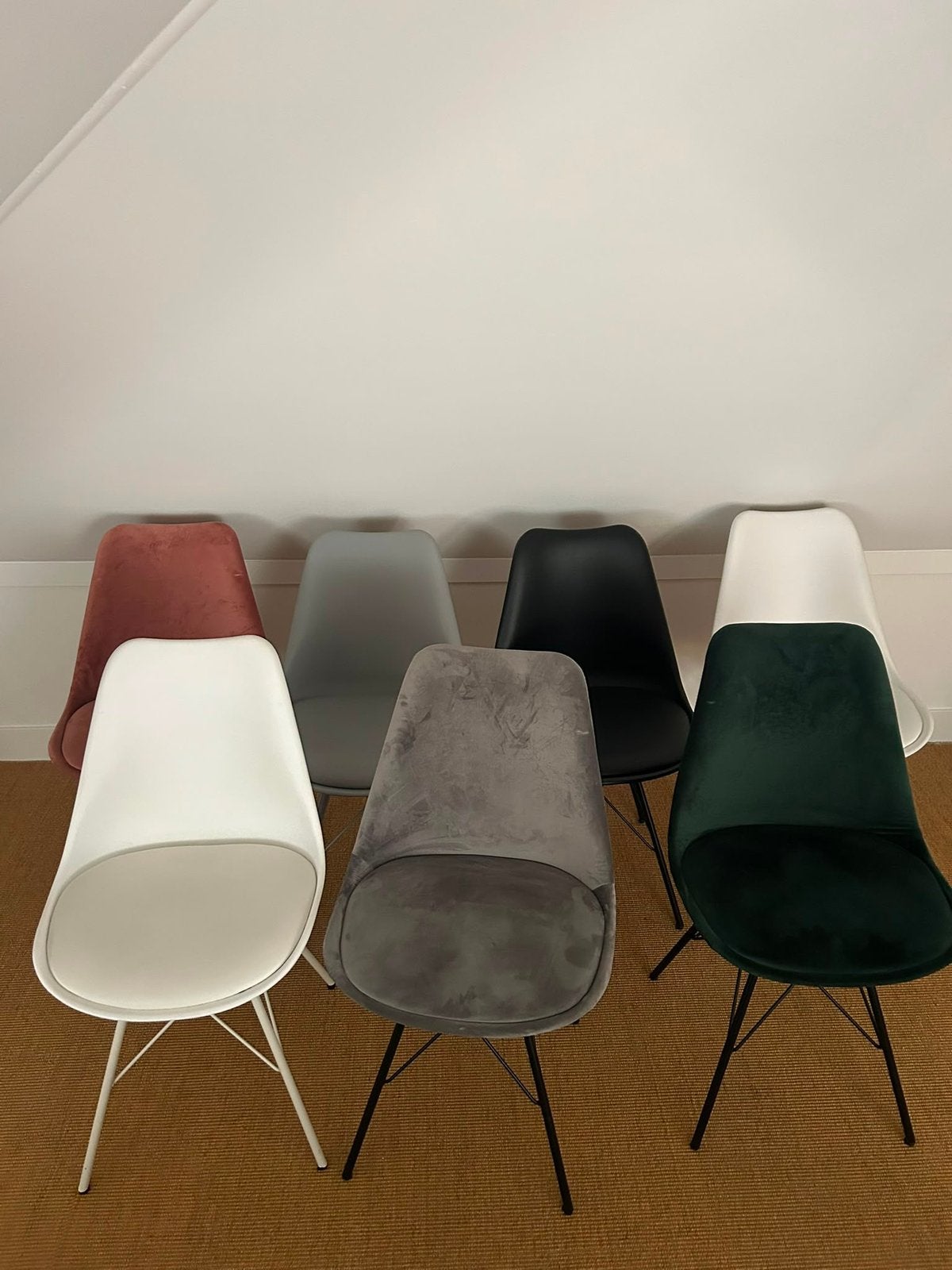 7 zeer nette kuipstoelen Kick, Huis en Inrichting, Stoelen, Ophalen, Zo goed als nieuw, Wit