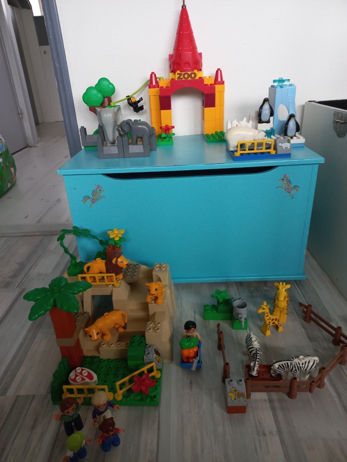 Lego Duplo Dierentuin Sets (4960, 4961, 4962), Compleet, Ophalen of Verzenden, Zo goed als nieuw, Duplo