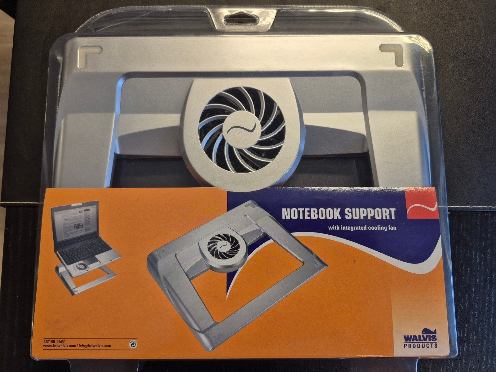 Walvis Products Notebook Support met Koelventilator, Ophalen, Nieuw