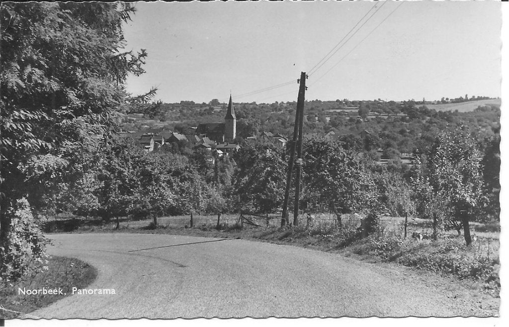 Noorbeek Panorama., Ophalen of Verzenden, 1940 tot 1960, Gelopen, Limburg