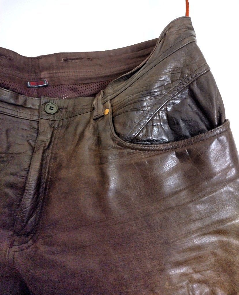 Lookwell leren motorbroek, Broek | leer, Heren, Lookwell, Ophalen of Verzenden