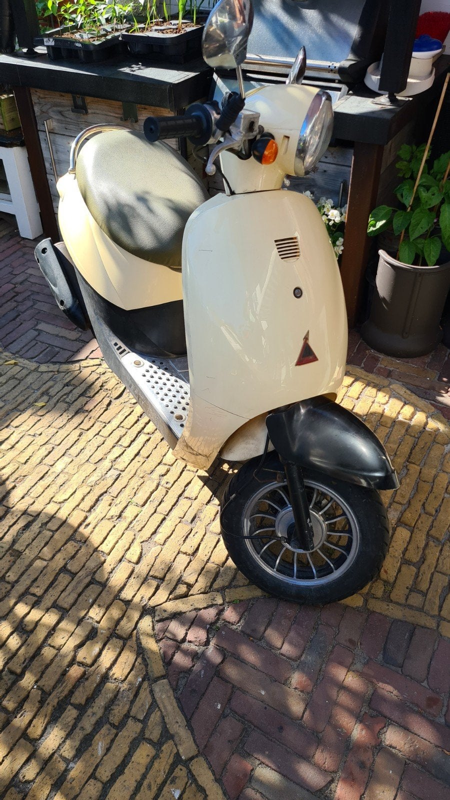 Zuinige 4T scooter met blauw kenteken - start direct!, Ophalen, Gebruikt, Benzine