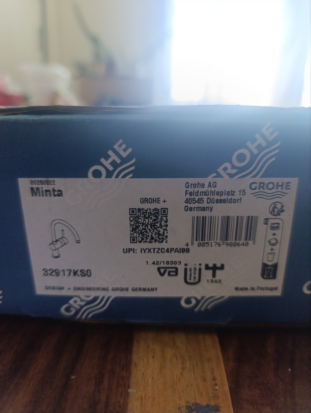 Grohe Minta Keukenkraan Zwart - Nieuw in doos, Overige typen, Grohe, Nieuw, Ophalen of Verzenden