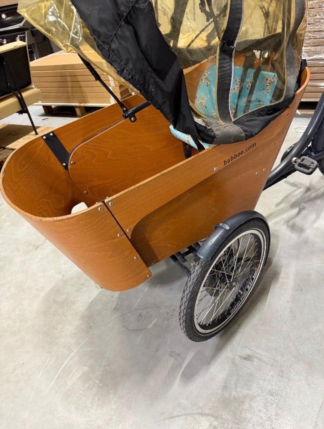 Babboe E-Carve bakfiets - Keurig, 41 km geuprade & gekeurd, Overige merken, Gebruikt, Elektrisch, Ophalen of Verzenden
