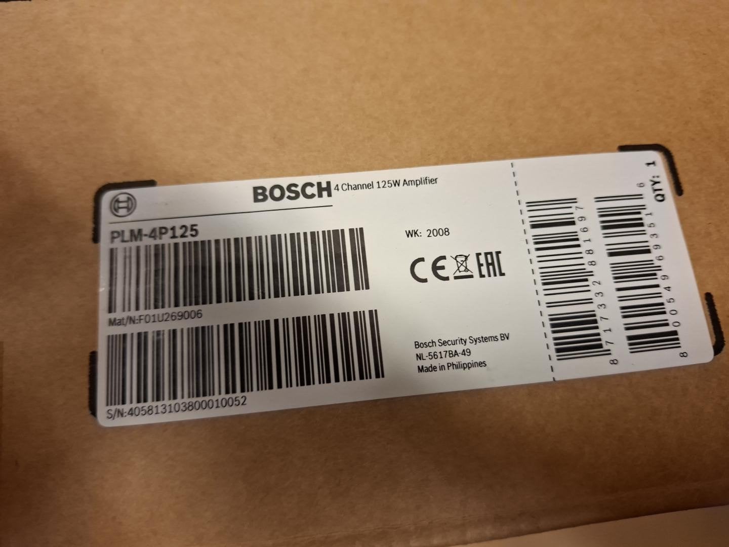 Bosch versterker, Ophalen of Verzenden, Nieuw