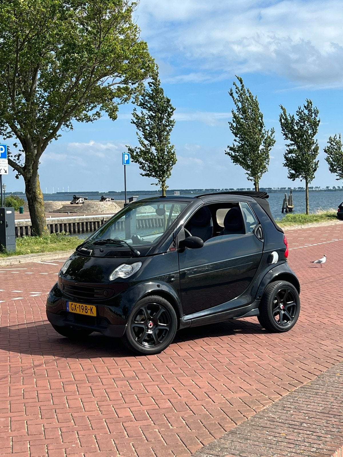 Smart Cabrio 0.6 Softouch | Revisiemotor | Nieuwe accu |, Auto's, Automaat, 54 pk, 18 €/maand, Cabriolet