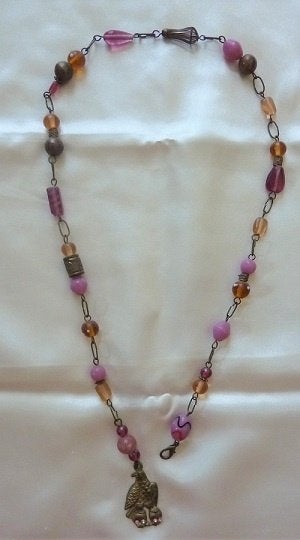 Ibiza style - ketting, Ophalen of Verzenden, Zo goed als nieuw, Overige kleuren, Overige materialen