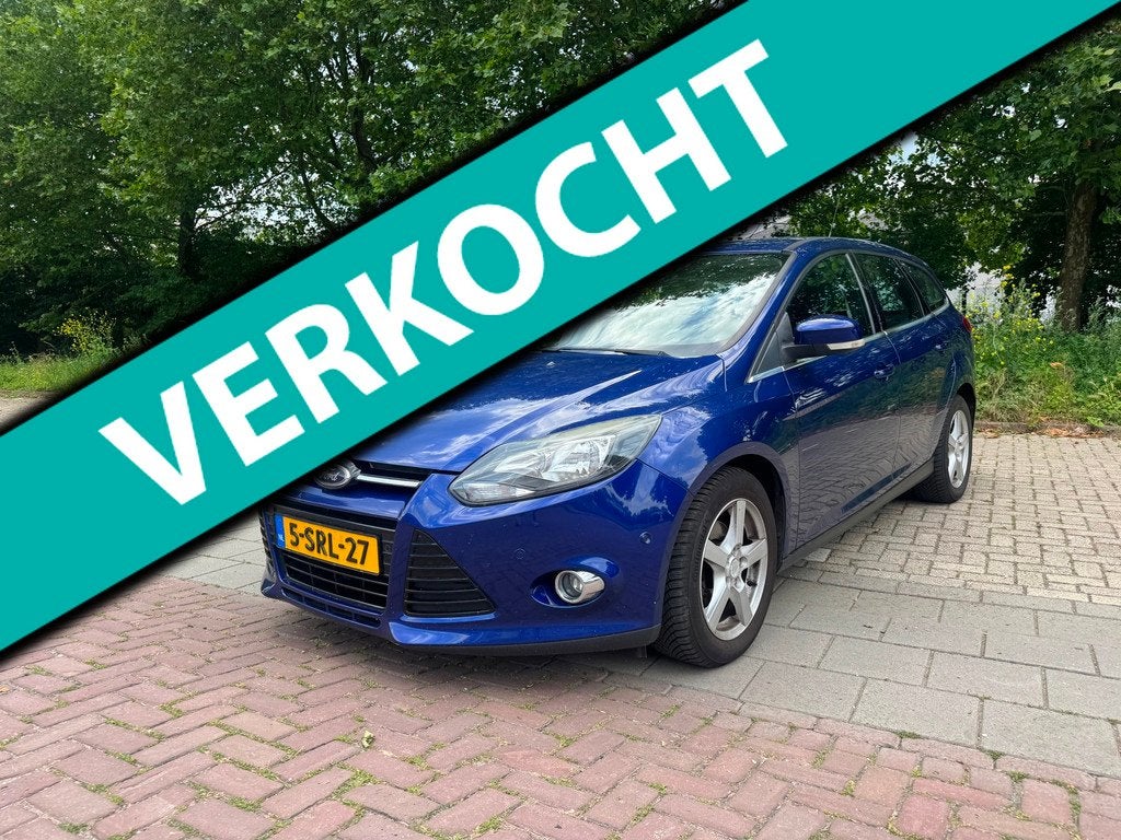 Ford Focus Wagon 1.6 TDCI ECOnetic Lease Titanium, Euro 5, Gebruikt, 4 cilinders, Blauw
