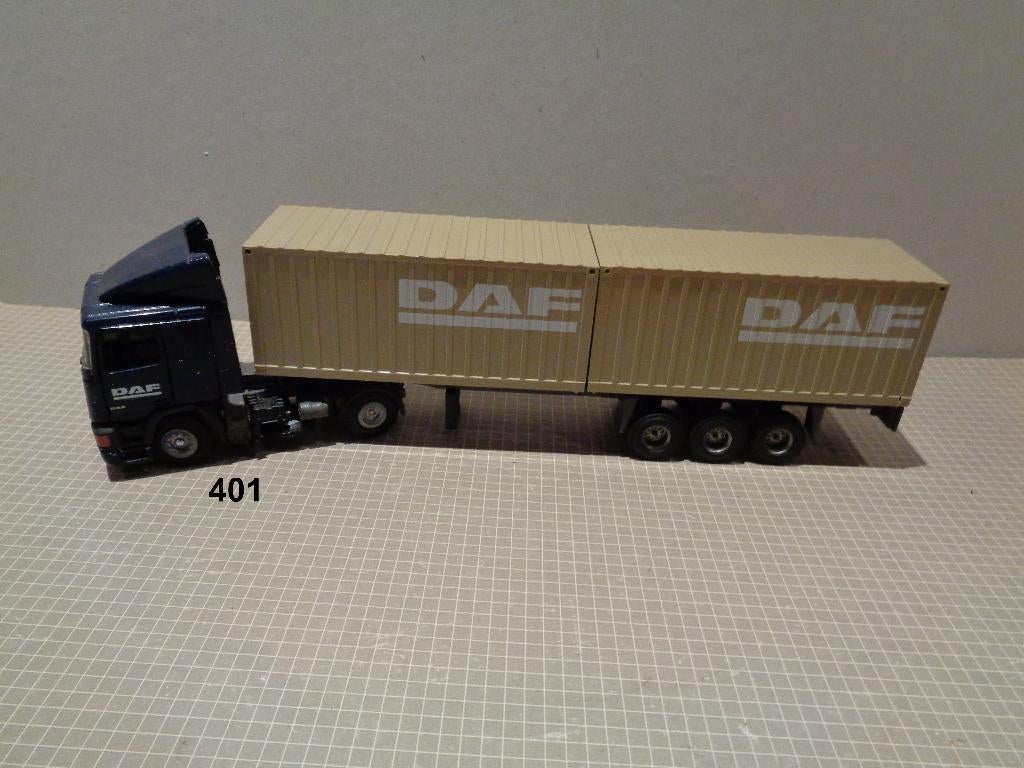 tekno daf 95 met 2x 20 ft container oplegger, Ophalen of Verzenden, Zo goed als nieuw, Bus of Vrachtwagen, Tekno