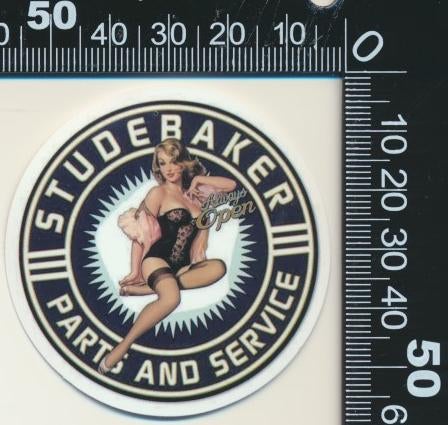 Sticker: Studebaker Parts and Service, Ophalen of Verzenden, Zo goed als nieuw, Auto of Motor