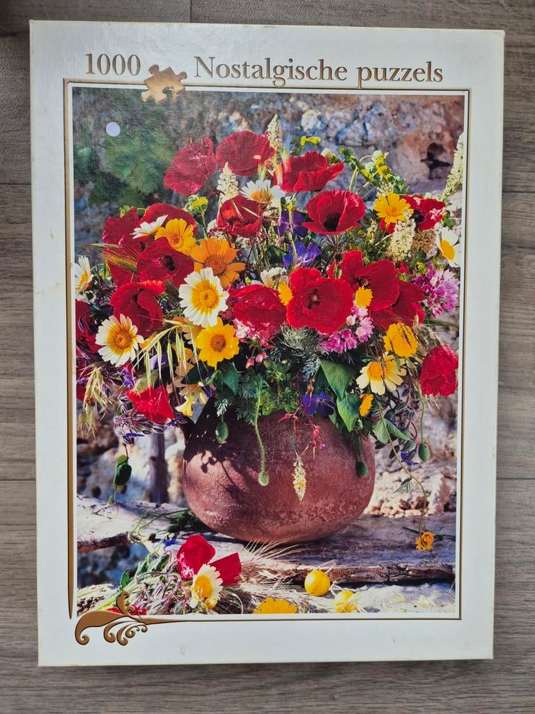 Nostalgische puzzel, Ophalen of Verzenden, 500 t/m 1500 stukjes, Gebruikt, Legpuzzel