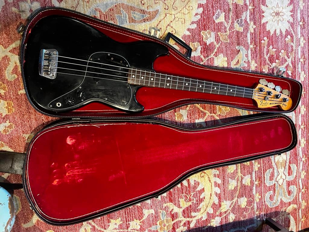 Fender Musicmaster met koffer 1978, Ophalen, Gebruikt, Elektrisch