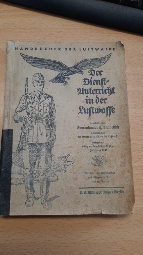 Der Dienstunterricht in der Luftwaffe (WW2 1941), Verzamelen, Militaria | Tweede Wereldoorlog, Ophalen of Verzenden, Luchtmacht