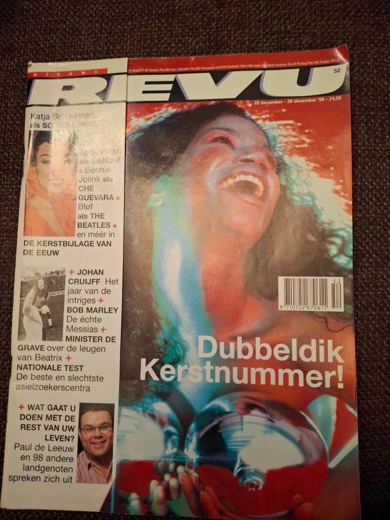 Nieuwe Revu dec 1999 dubbeldik kerstnummer, Boeken, Tijdschriften en Kranten, Ophalen of Verzenden, Muziek, Film of Tv