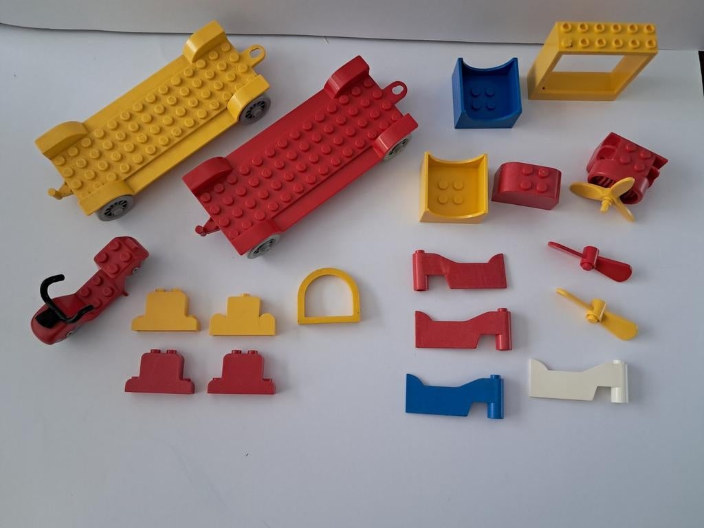 Lego Fabuland - diverse auto-onderdelen, Ophalen of Verzenden, Gebruikt, Losse stenen, Lego