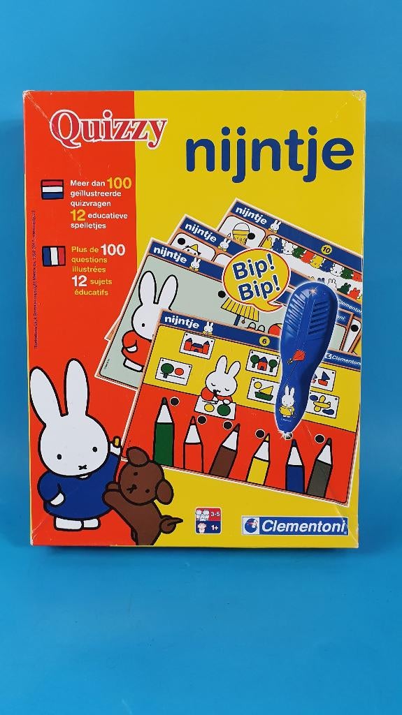 Quizzy Nijntje, Clementoni, compleet. 1A8, Kinderen en Baby's, Speelgoed | Educatief en Creatief, Gebruikt, Ophalen of Verzenden