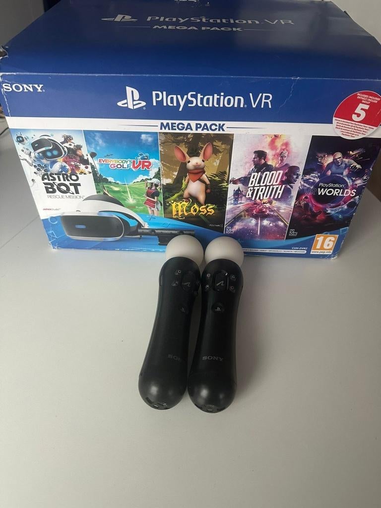 Playstation VR Mega pack, Ophalen of Verzenden, Zo goed als nieuw, VR-bril, Sony PlayStation