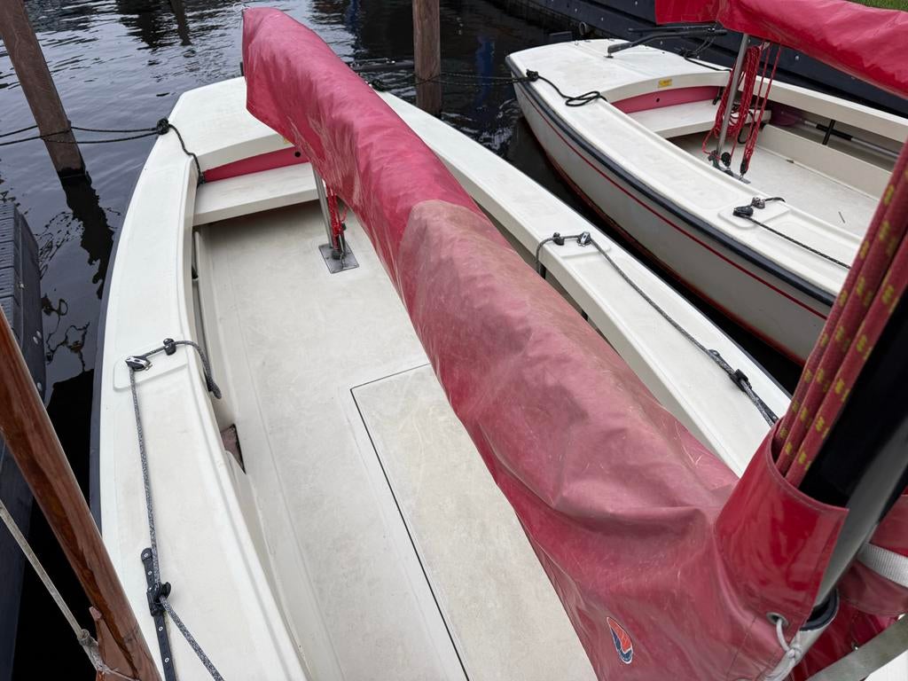 PVC Huik voor Polyvalk Zeilboot, Ophalen, 6 meter of meer, Gebruikt, 15 tot 30 m²