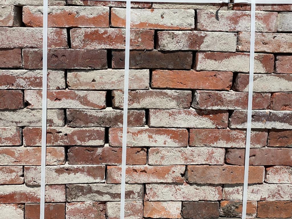 17 Pallet Kloostermoppen rood 3950 stuks circa 29x7x14.5cm, Ophalen, Gebruikt, Bakstenen, Info@walstra.nl