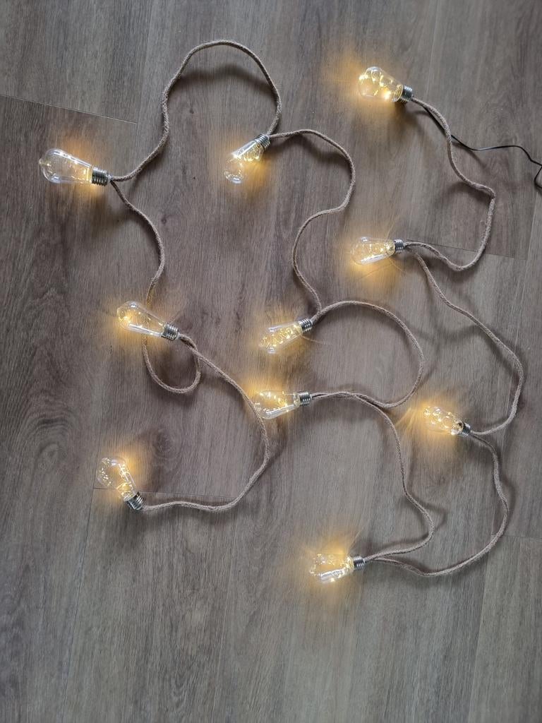Lichtsnoer decoratie met peervormige lampjes LED 450cm, Ophalen of Verzenden