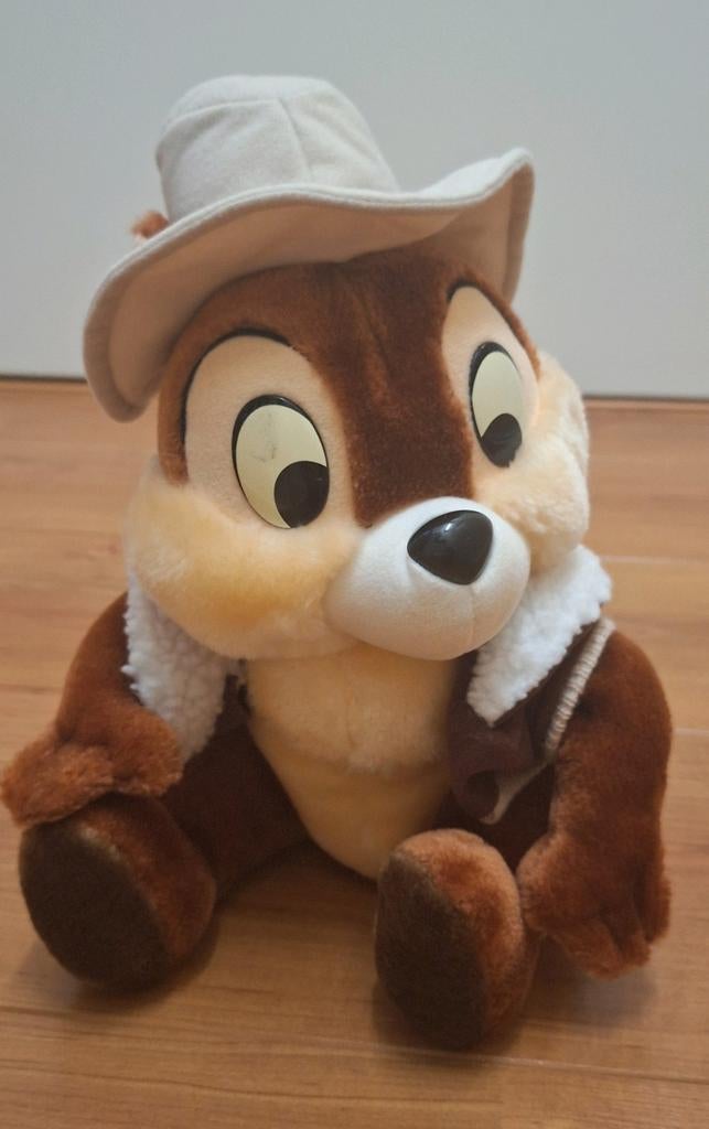 Vintage Knabbel Knuffel Disneyland Paris - Met Jasje en Hoed, Ophalen of Verzenden, Zo goed als nieuw, Overige typen
