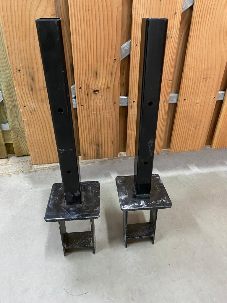 Aluminium scherm + sleufpalen 180x180 (Showmodel) - J&W 116, Ophalen, 1 tot 2 meter, Minder dan 3 meter, Nv