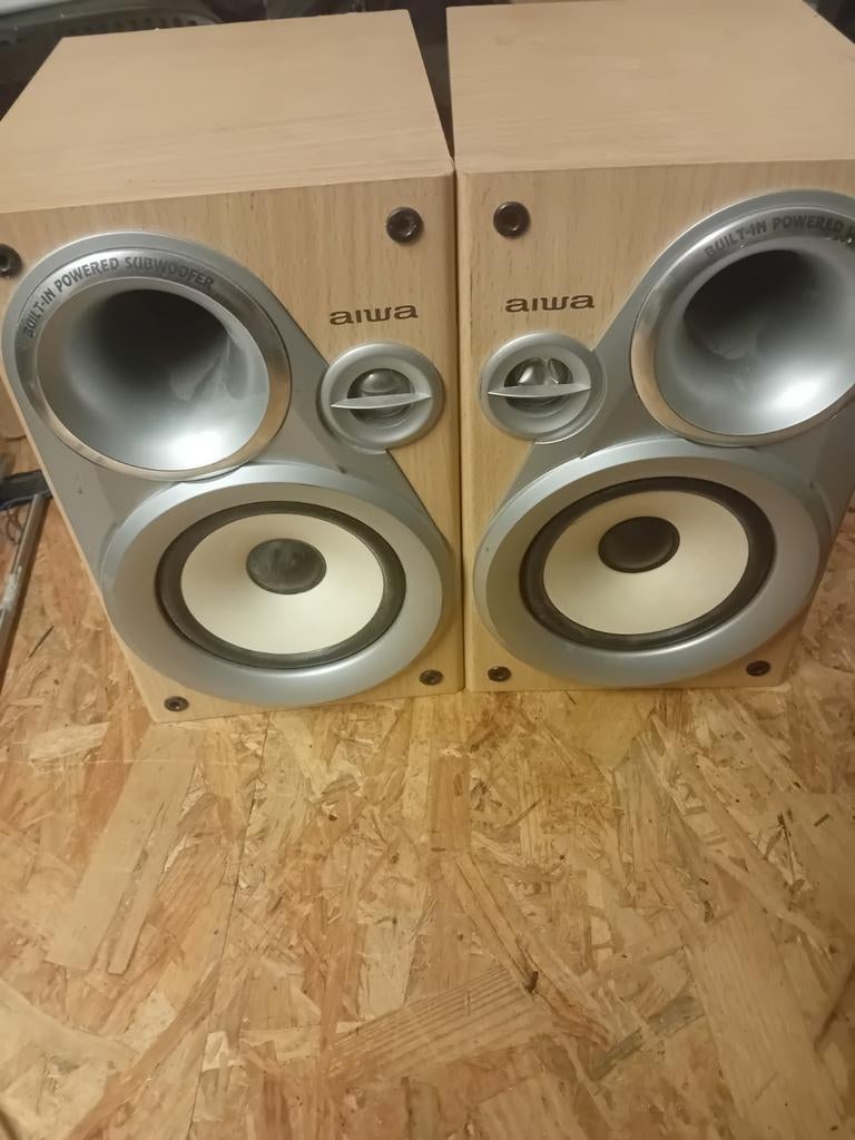 Aiwa boxen, Audio, Tv en Foto, Luidsprekers, Overige merken, Ophalen of Verzenden, Zo goed als nieuw, 120 watt of meer