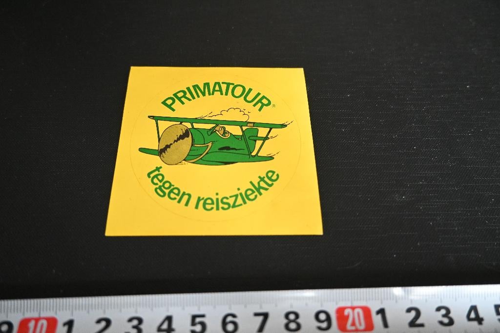 stickers PRIMATOUR tegen reisziekte, Ophalen, Zo goed als nieuw