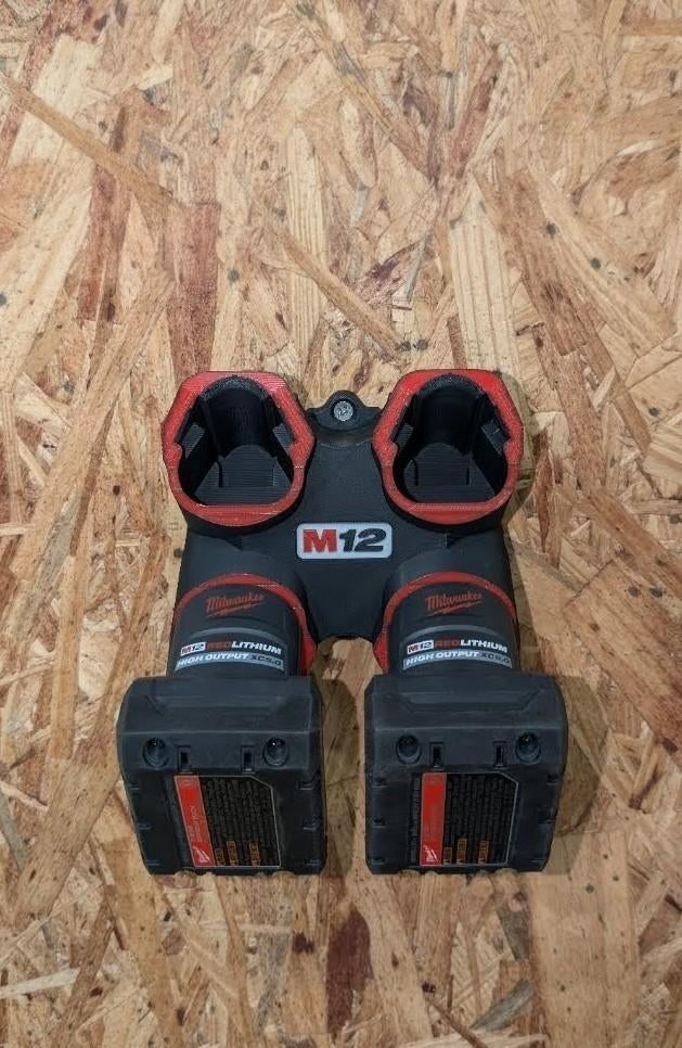Milwaukee M12 accu houder, Nieuw, GEREED3D, Ophalen of Verzenden, Info@gereed3d.nl