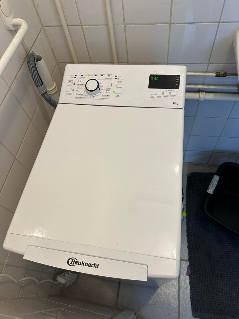 BAUKNECHT WATDR23C Bovenlader Wasmachine - Top!, Witgoed en Apparatuur, Wasmachines, Ophalen, 4 tot 6 kg, Bovenlader, Kort programma