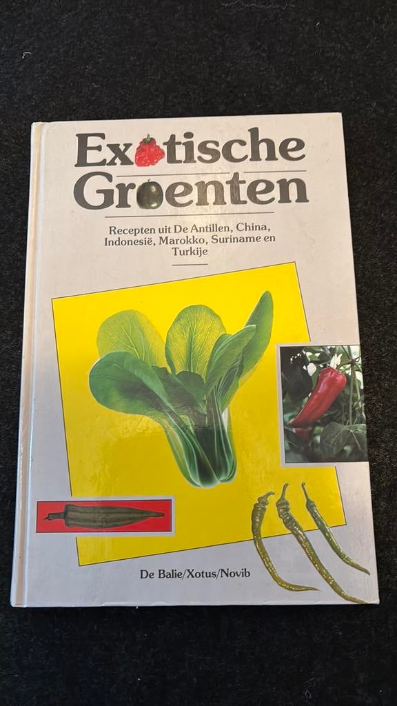 Ecotische groenten, recepten uit de Antillen, Marokko etc op, Ophalen of Verzenden, Zo goed als nieuw