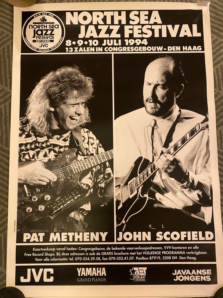 North sea jazz posters A0, Rechthoekig Staand, Deurposter of groter, Ophalen of Verzenden, Zo goed als nieuw
