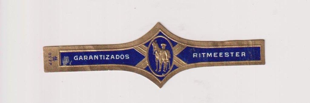 sigarenbanden - RITMEESTER, Verzamelen, Ophalen of Verzenden, Zo goed als nieuw, Sigarenbandjes