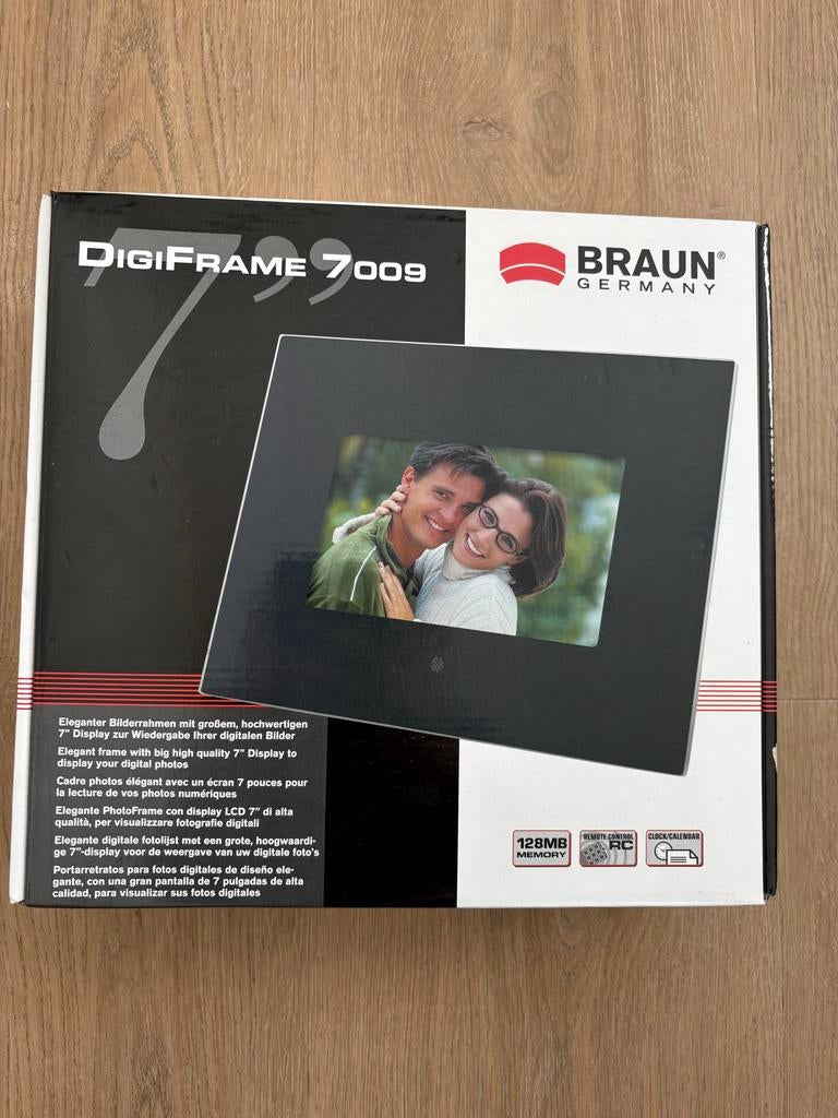 Digitale Fotolijst Braun DigiFrame 7009, Nieuw, Ophalen of Verzenden, Kleiner dan 8 inch, Minder dan 1 GB