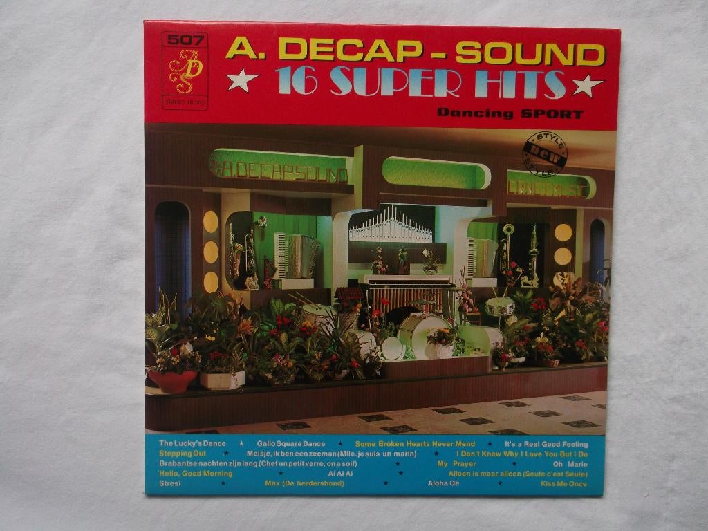 A decap sound - Dancing sport 507 LP, Ophalen of Verzenden, Gebruikt, 12 inch, Pop