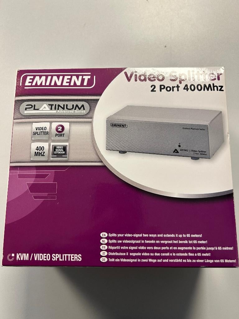 HDMI over CAT5 Extender Set – Eminent AB7802 – Nieuw in doos, Computers en Software, Pc- en Netwerkkabels, Nieuw, Ophalen of Verzenden