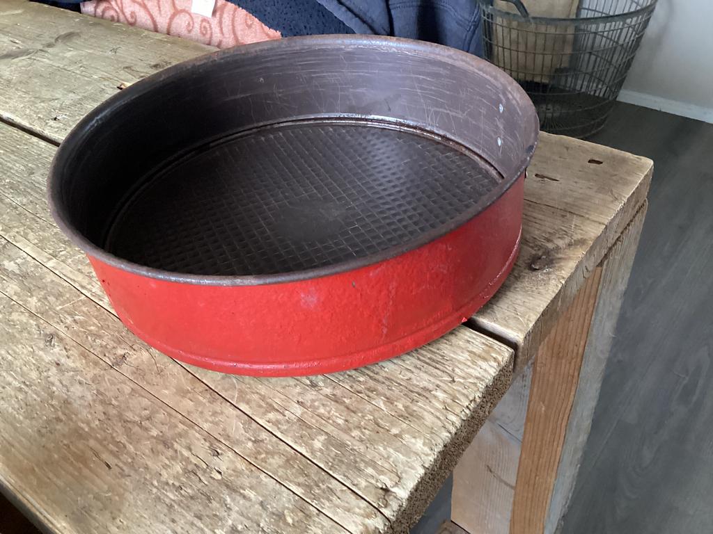 Oud / sleets bakblik, Ophalen of Verzenden