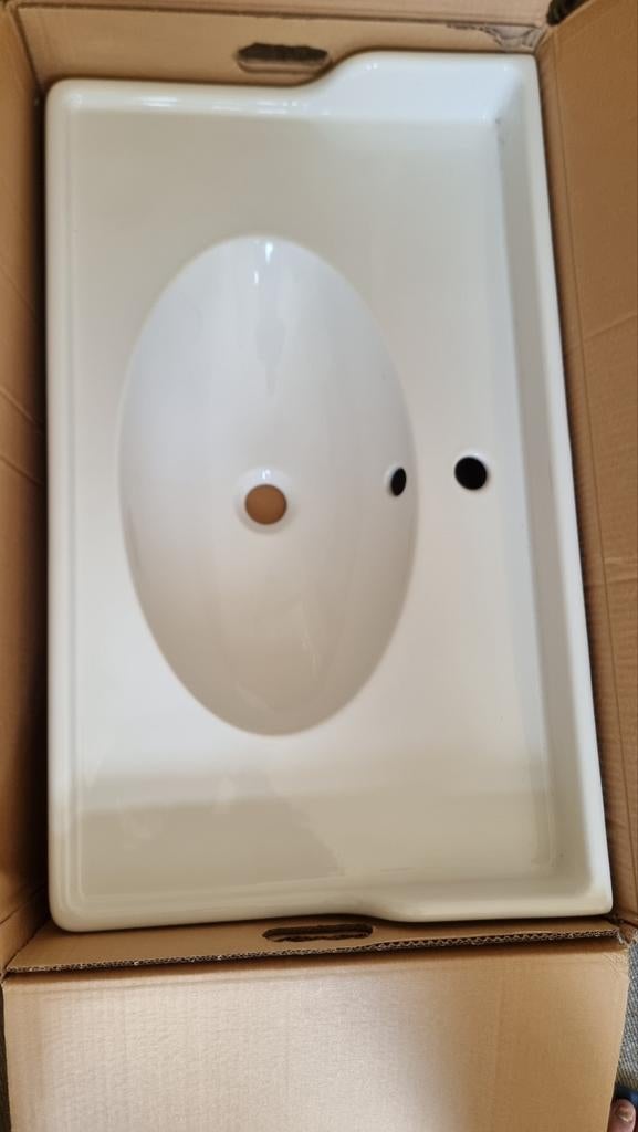 Ikea RÄTTVIKEN wasbak - Nieuw in doos!, Huis en Inrichting, Badkamer | Badkamermeubels, Nieuw, Minder dan 100 cm, Wasbak of Wastafel