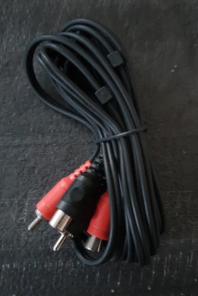 RCA KABEL 2x RCA M - 2x RCA F 3 m., Ophalen of Verzenden, Nieuw, 2 tot 5 meter, Overige kabels