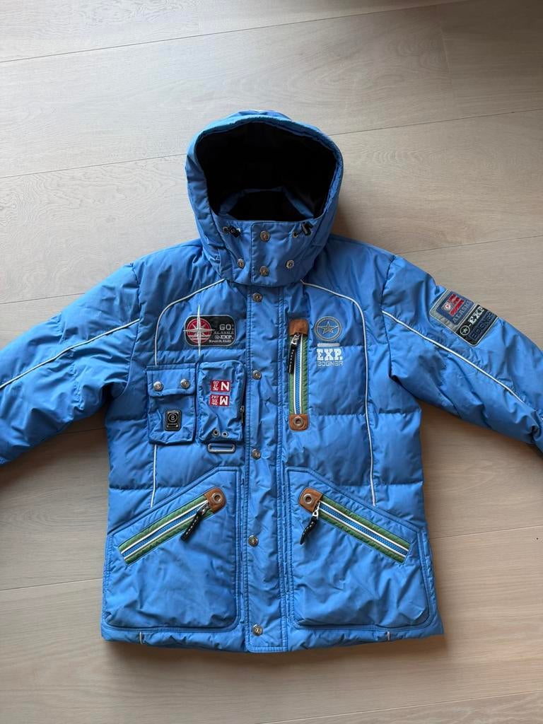 Bogner ski jack expedition maat L, Ophalen of Verzenden, Zo goed als nieuw, Blauw