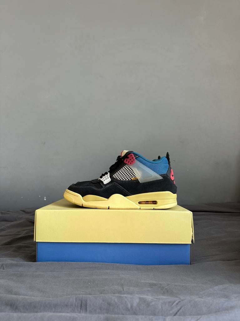 Air Jordan 4 Retro Union Off Noir maat 43, Kleding | Heren, Schoenen, Zwart, Nike, Ophalen of Verzenden, Sneakers of Gympen