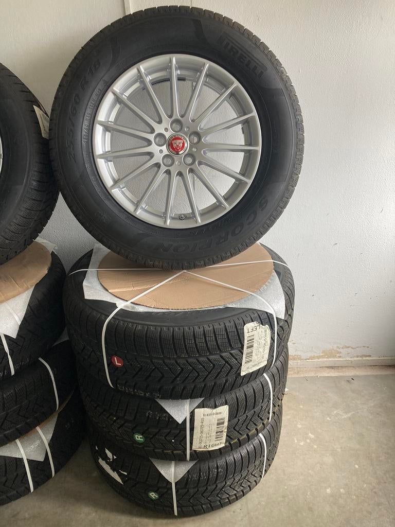 Winterset Jaguar F-Pace 255/60/18 nieuw Pirelli Scorpion M+S, 18 inch, 255 mm, Velg(en), Nieuw