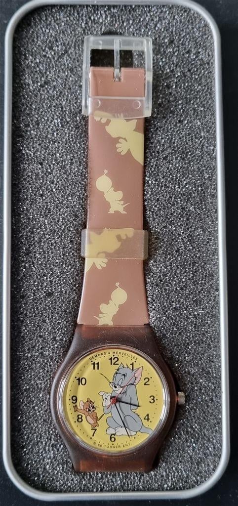Horloge Tom en Jerry - Tom en Jerry Watch [ Demons & Merveil, Verzamelen, Ophalen of Verzenden, Kuifje, Zo goed als nieuw, Beeldje of Figuurtje