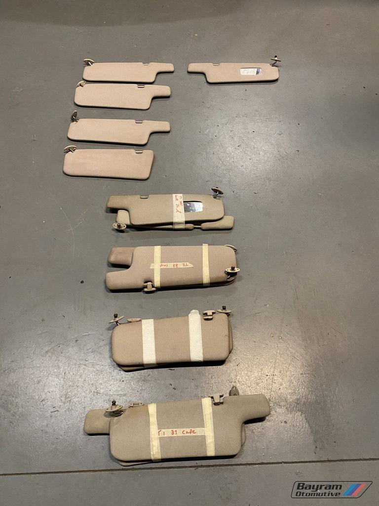 Bmw E30 zonnekleppen zonneklep grijs coupe sedan 3-serie kle, Auto-onderdelen, Interieur en Bekleding, Gebruikt, -, -, Ophalen of Verzenden