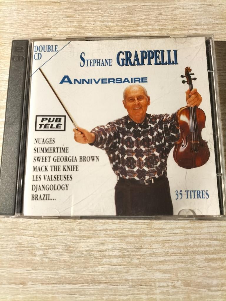 Stephane grappelli - anniversaire 2 cd set, Ophalen of Verzenden