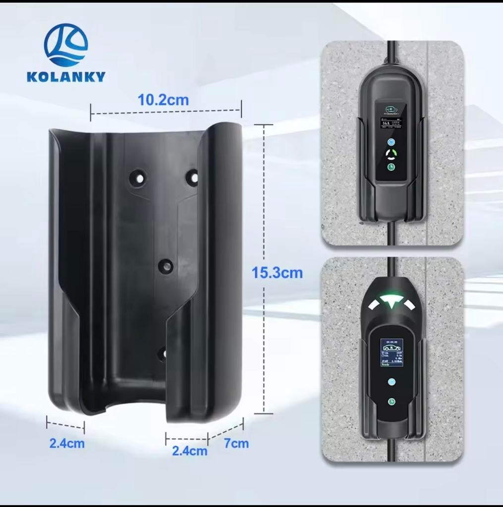 EV Oplader Control Box Houder – Wandhouder voor laadbox, Auto diversen, Laadpalen, Ophalen of Verzenden, Nieuw, Laadpaal en Laadkabel