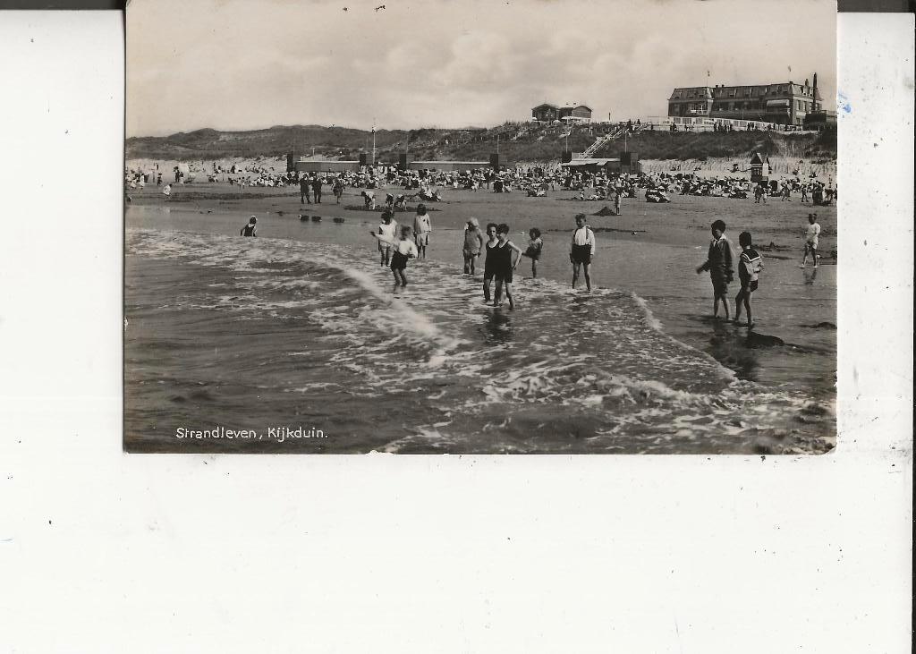 Kijkduin Strandplezier 1935 Mollmann, Ophalen of Verzenden, 1920 tot 1940, Ongelopen, Zuid-Holland